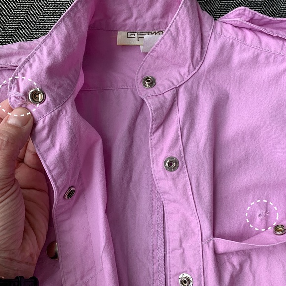 Jumpsuit Pastel Purple Vintage Coveralls for Junior Girls - Picture 10 of 17